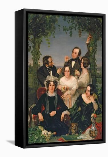 Family Group (The Bromley Family) 1844-Ford Madox Brown-Framed Premier Image Canvas