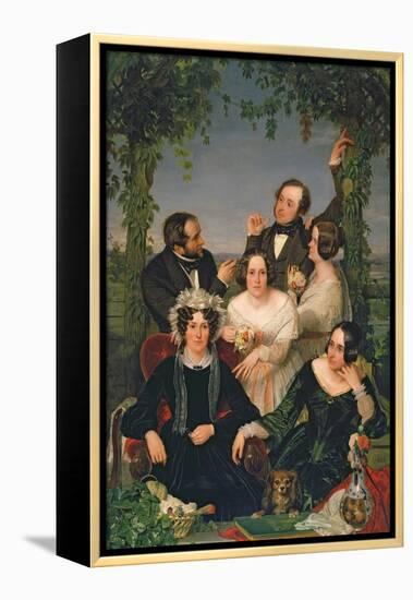 Family Group (The Bromley Family) 1844-Ford Madox Brown-Framed Premier Image Canvas