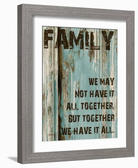 Family Grunge 4-Diane Stimson-Framed Art Print