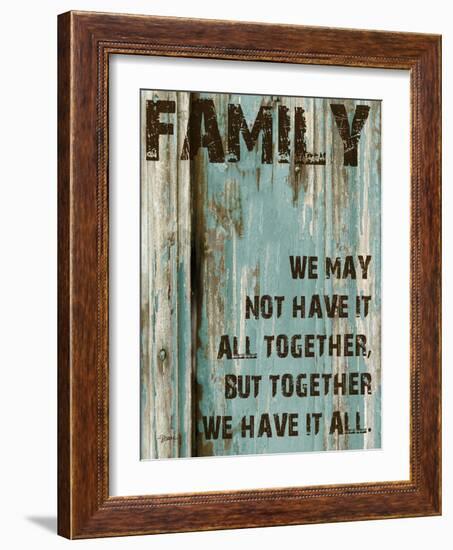 Family Grunge 4-Diane Stimson-Framed Art Print