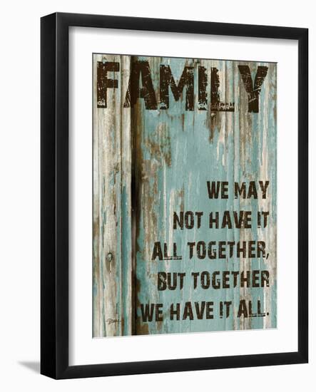 Family Grunge 4-Diane Stimson-Framed Art Print