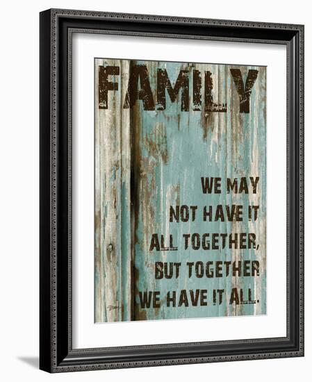 Family Grunge 4-Diane Stimson-Framed Art Print