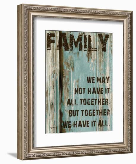 Family Grunge 4-Diane Stimson-Framed Art Print