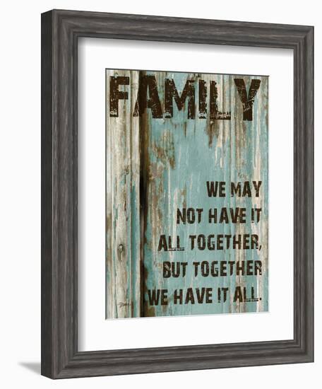 Family Grunge 4-Diane Stimson-Framed Art Print