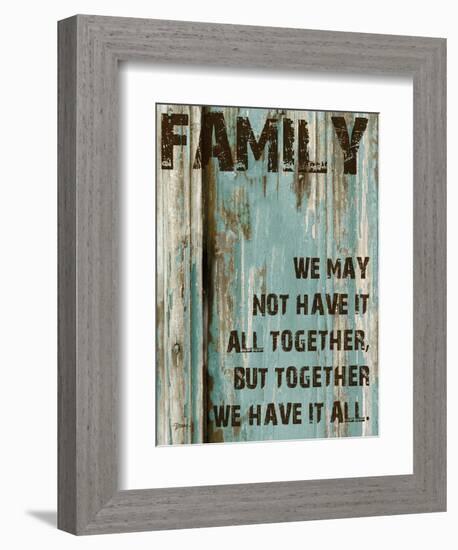 Family Grunge 4-Diane Stimson-Framed Art Print