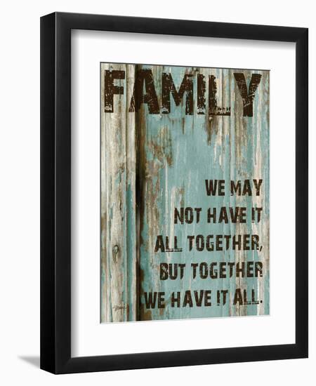 Family Grunge 4-Diane Stimson-Framed Art Print