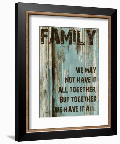 Family Grunge 4-Diane Stimson-Framed Art Print