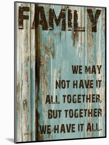 Family Grunge 4-Diane Stimson-Mounted Art Print