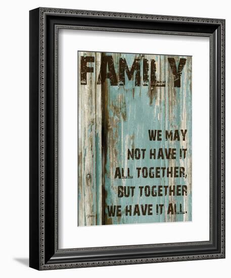 Family Grunge 4-Diane Stimson-Framed Art Print