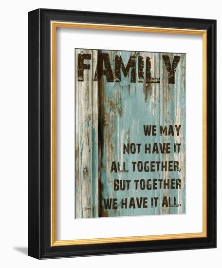 Family Grunge 4-Diane Stimson-Framed Art Print