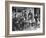 Family Having Tea in Courtyard-Carl Mydans-Framed Photographic Print