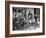 Family Having Tea in Courtyard-Carl Mydans-Framed Photographic Print