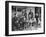 Family Having Tea in Courtyard-Carl Mydans-Framed Photographic Print