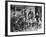 Family Having Tea in Courtyard-Carl Mydans-Framed Photographic Print