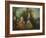 Family in a Park (Oil on Canvas)-Nicolas Lancret-Framed Giclee Print