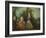 Family in a Park (Oil on Canvas)-Nicolas Lancret-Framed Giclee Print