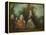 Family in a Park (Oil on Canvas)-Nicolas Lancret-Framed Premier Image Canvas