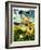 "Family in Field of Buttercups," Country Gentleman Cover, June 1, 1929-Haddon Sundblom-Framed Giclee Print