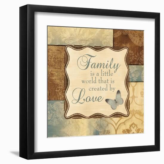 Family Is a Little World-Piper Ballantyne-Framed Art Print