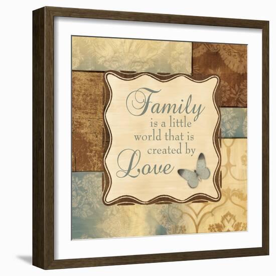 Family Is a Little World-Piper Ballantyne-Framed Art Print