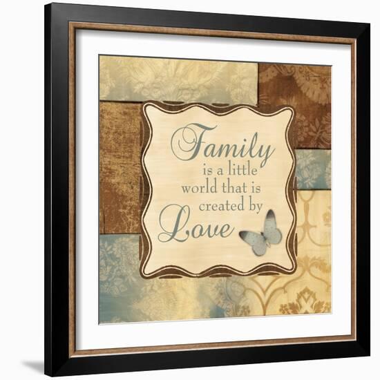 Family Is a Little World-Piper Ballantyne-Framed Art Print