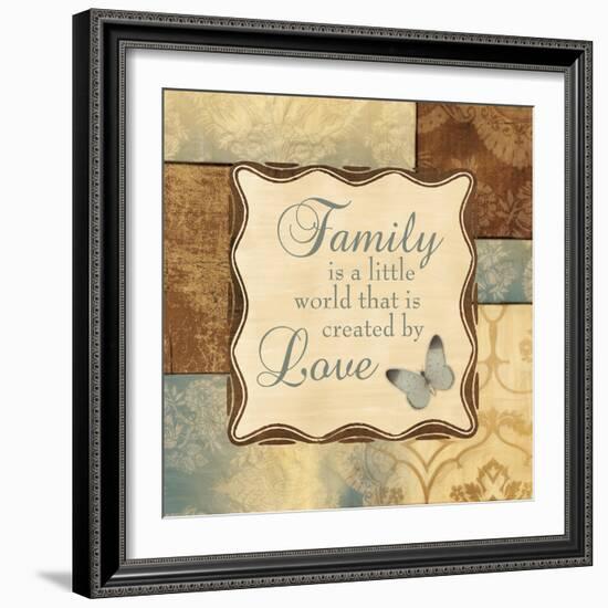 Family Is a Little World-Piper Ballantyne-Framed Art Print