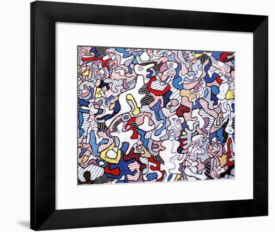 Family Life, August 10, c.1963-Jean Dubuffet-Framed Art Print