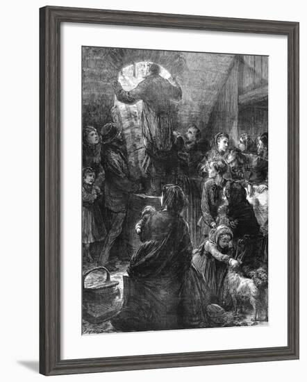 Family Life in Paris During the Paris Commune, 1871-null-Framed Photographic Print