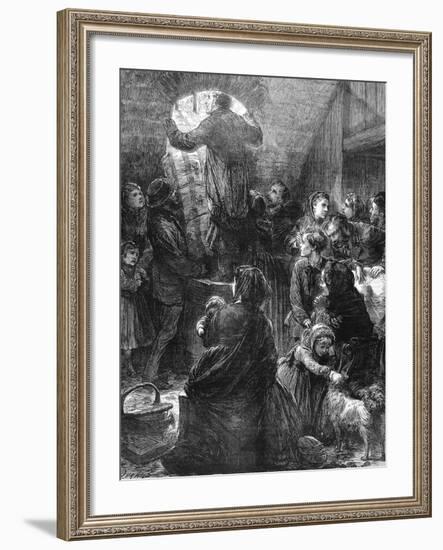 Family Life in Paris During the Paris Commune, 1871-null-Framed Photographic Print