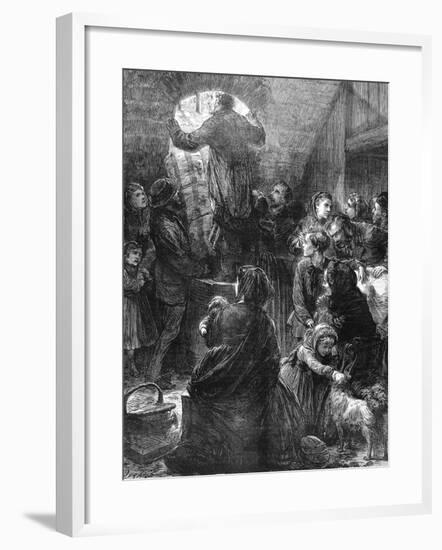 Family Life in Paris During the Paris Commune, 1871-null-Framed Photographic Print