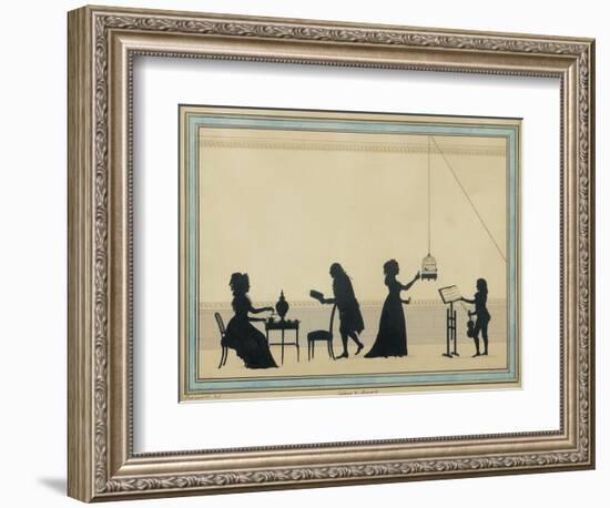 Family Mozart, C. 1763-Louis Carmontelle-Framed Giclee Print