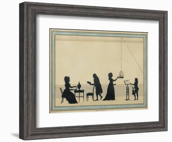 Family Mozart, C. 1763-Louis Carmontelle-Framed Giclee Print