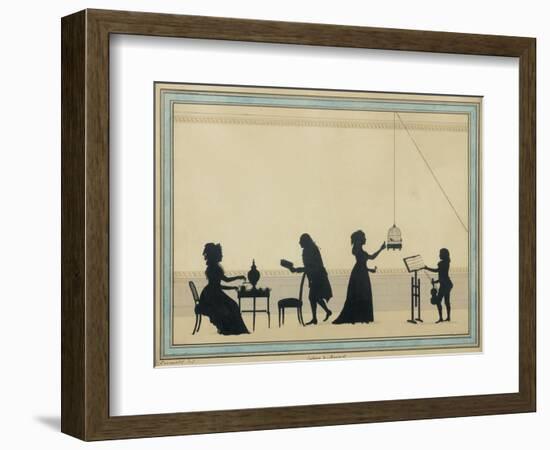 Family Mozart, C. 1763-Louis Carmontelle-Framed Giclee Print