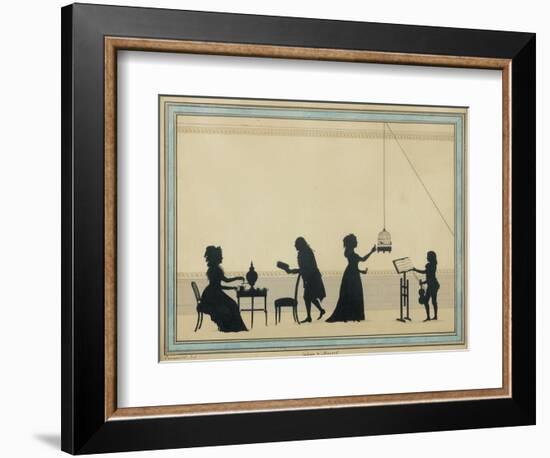 Family Mozart, C. 1763-Louis Carmontelle-Framed Giclee Print