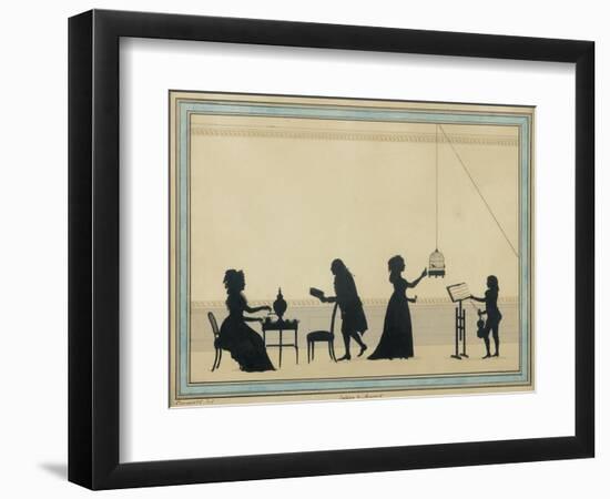 Family Mozart, C. 1763-Louis Carmontelle-Framed Giclee Print