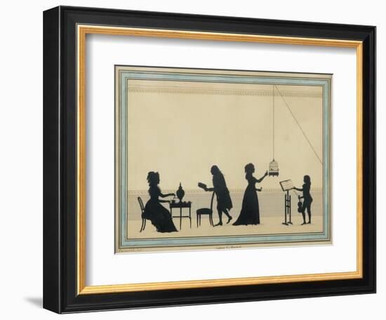 Family Mozart, C. 1763-Louis Carmontelle-Framed Giclee Print