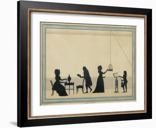 Family Mozart, C. 1763-Louis Carmontelle-Framed Giclee Print