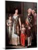 Family of Spanish King Carlos Iv, Detail, 1801 (Painting)-Francisco Jose de Goya y Lucientes-Mounted Giclee Print