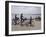 Family on Bicycles, Le Crotoy, Somme Estuary, Picardy, France-David Hughes-Framed Photographic Print