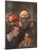 Family on the Barricades-Honoré Daumier-Mounted Giclee Print