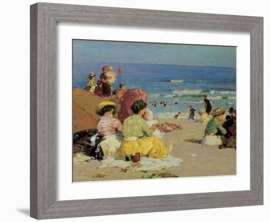 Family Outing-Edward Henry Potthast-Framed Art Print