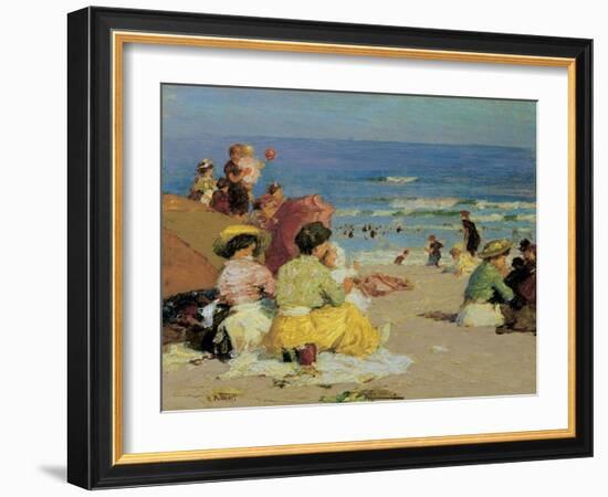 Family Outing-Edward Henry Potthast-Framed Art Print