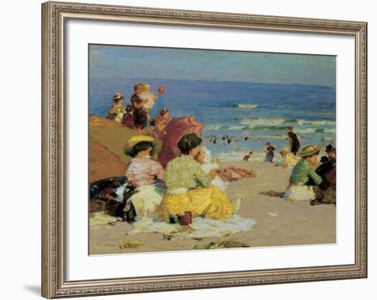 Family Outing-Edward Henry Potthast-Framed Art Print