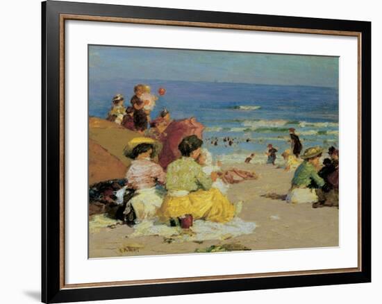 Family Outing-Edward Henry Potthast-Framed Art Print