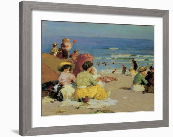 Family Outing-Edward Henry Potthast-Framed Art Print