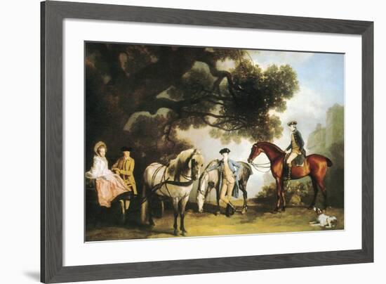 Family Outing-George Stubbs-Framed Premium Giclee Print