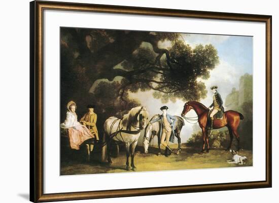 Family Outing-George Stubbs-Framed Premium Giclee Print