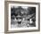 Family Outside their Home, Coolie Street, Kingston, Jamaica, 1931-null-Framed Photographic Print