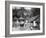 Family Outside their Home, Coolie Street, Kingston, Jamaica, 1931-null-Framed Photographic Print