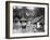 Family Outside their Home, Coolie Street, Kingston, Jamaica, 1931-null-Framed Photographic Print